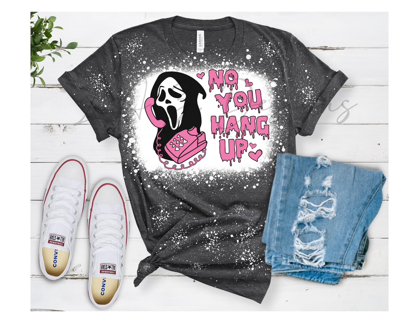 You hang up scream tee