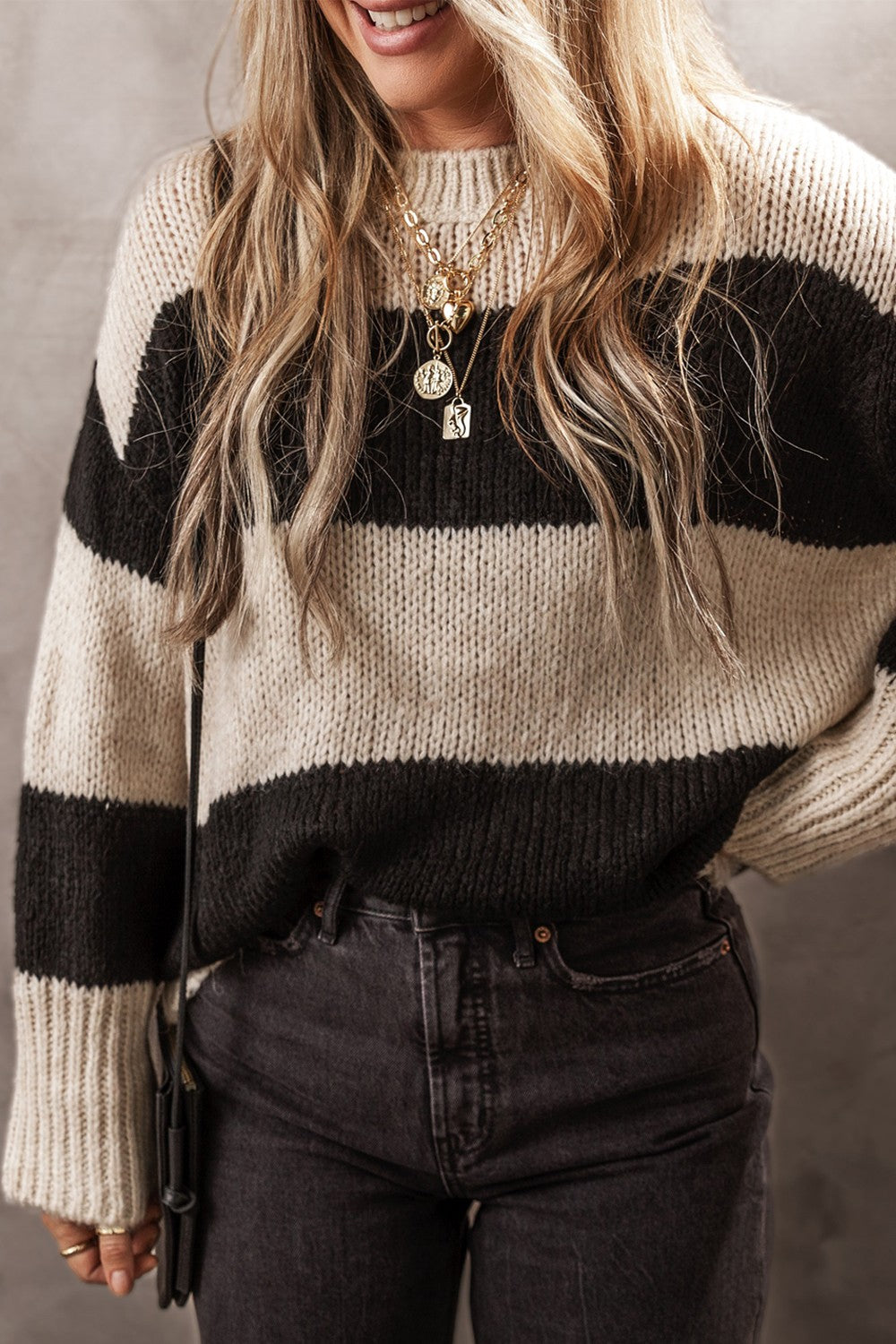 Novaleigh Color Block Sweater