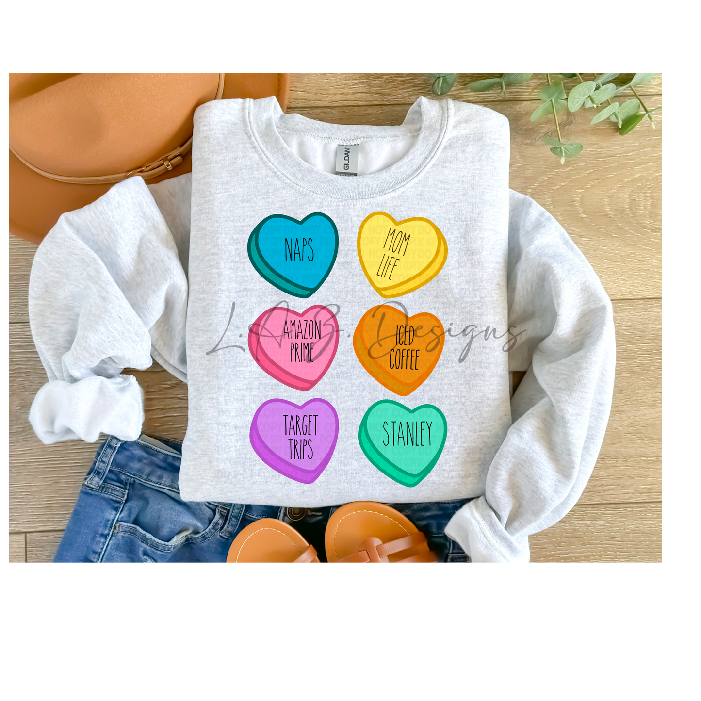 Mom life conversational hearts
