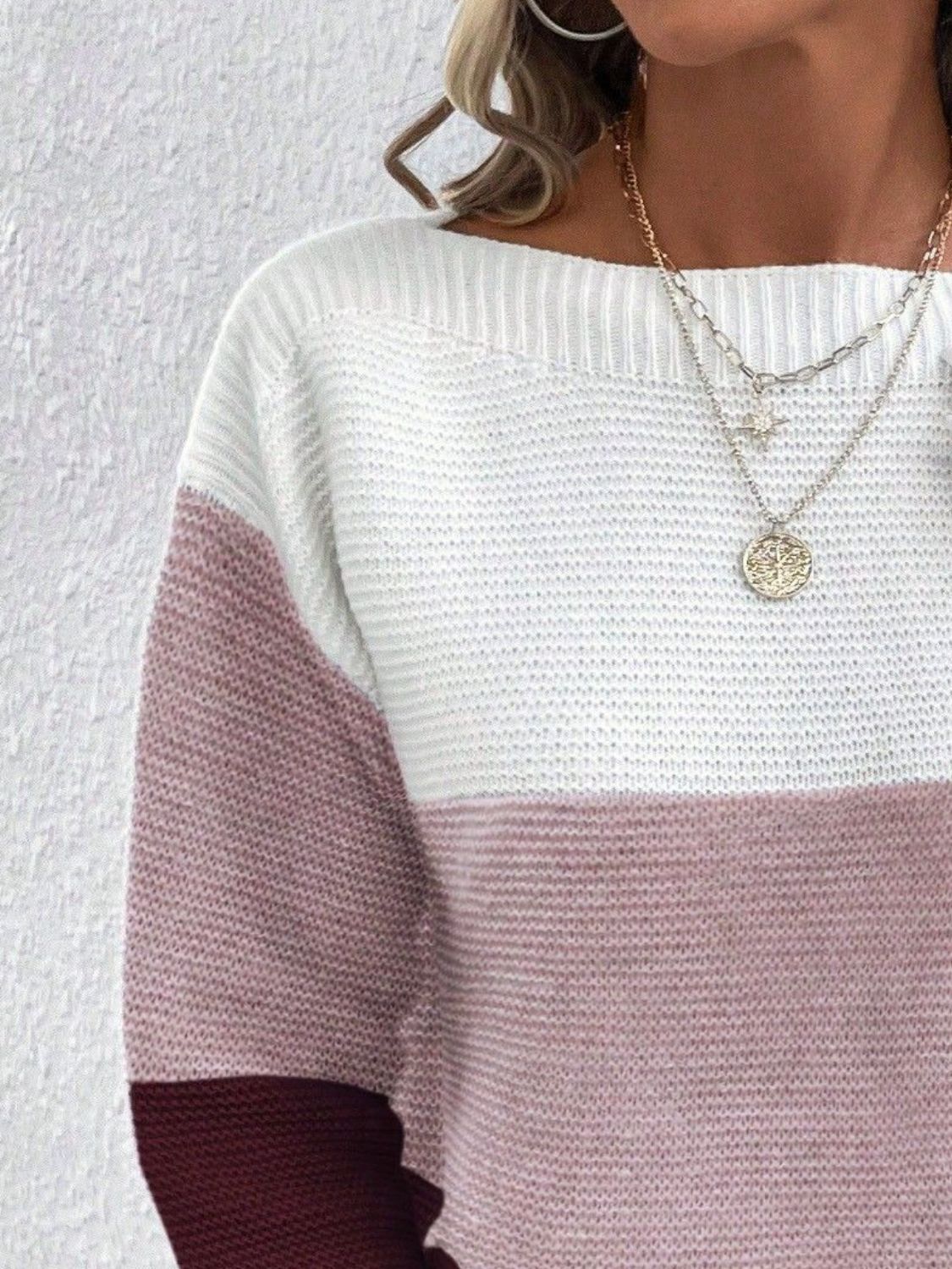 Keri Color Block Sweater