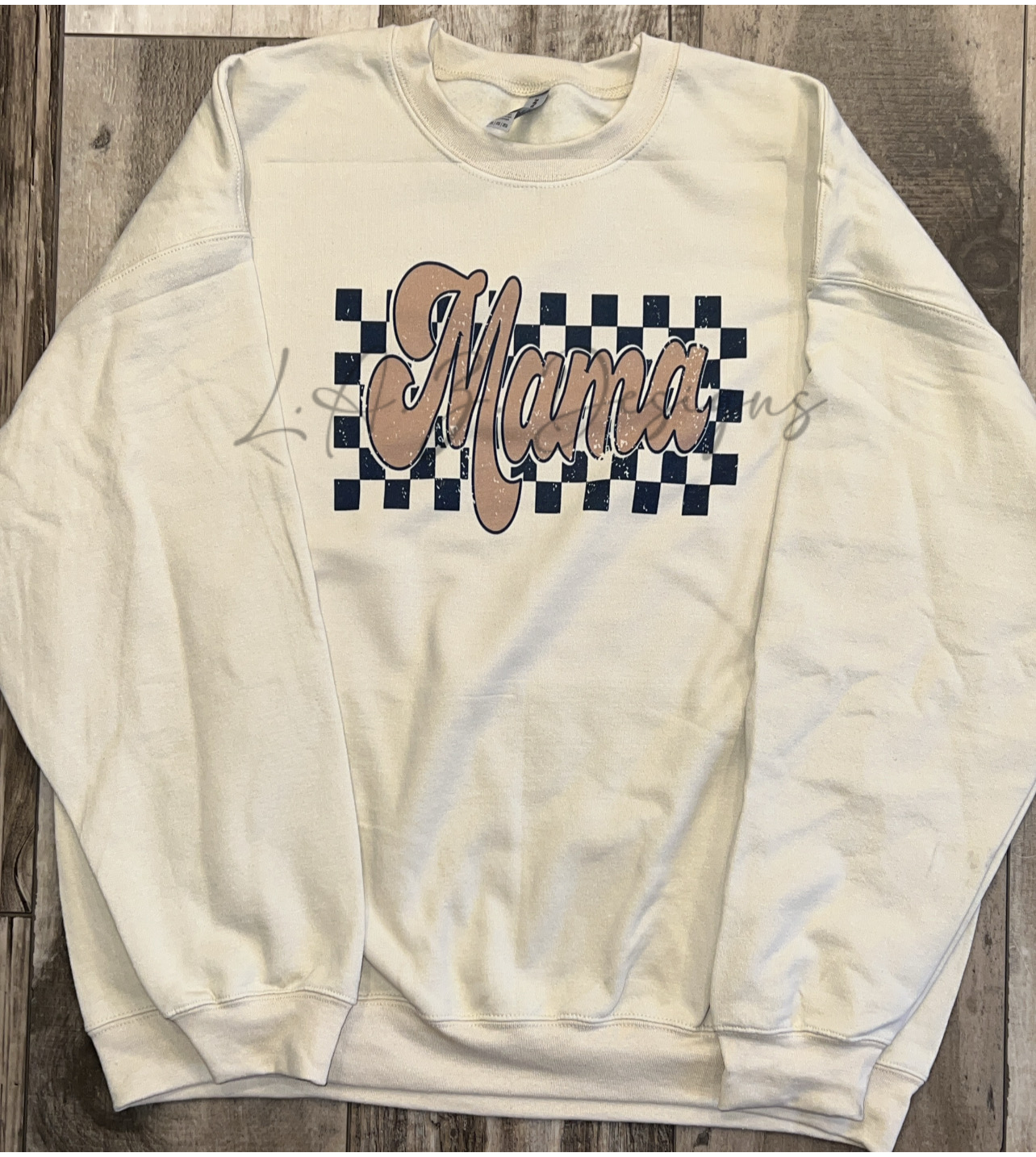 Checkered retro mama