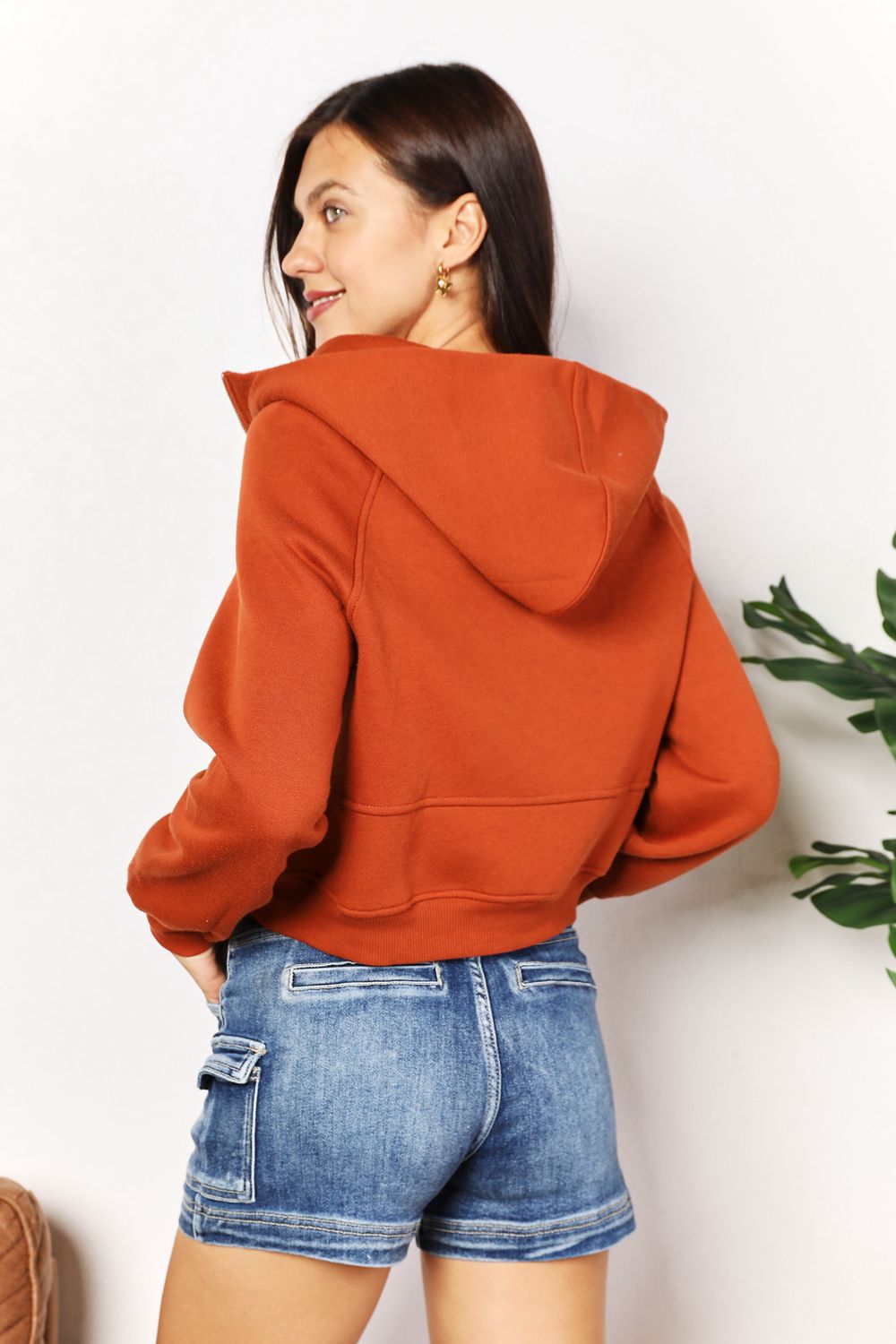 Mia Half-Zip Long Sleeve Hoodie