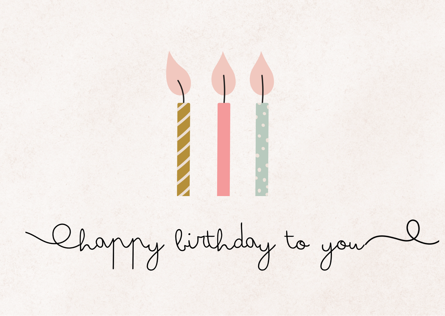 Happy birthday gift card!