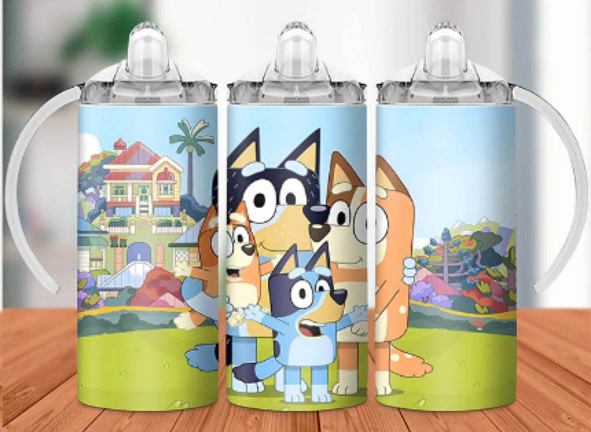 Bluey sippy 12 oz