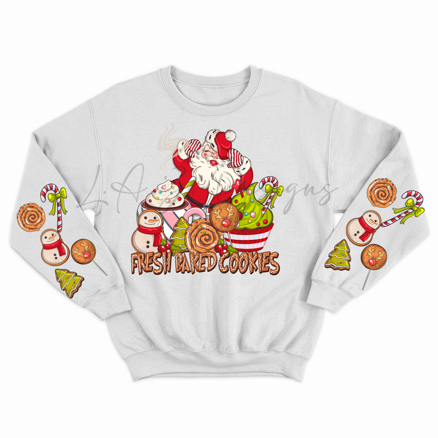 Fresh baked cookies w/ sleeve design