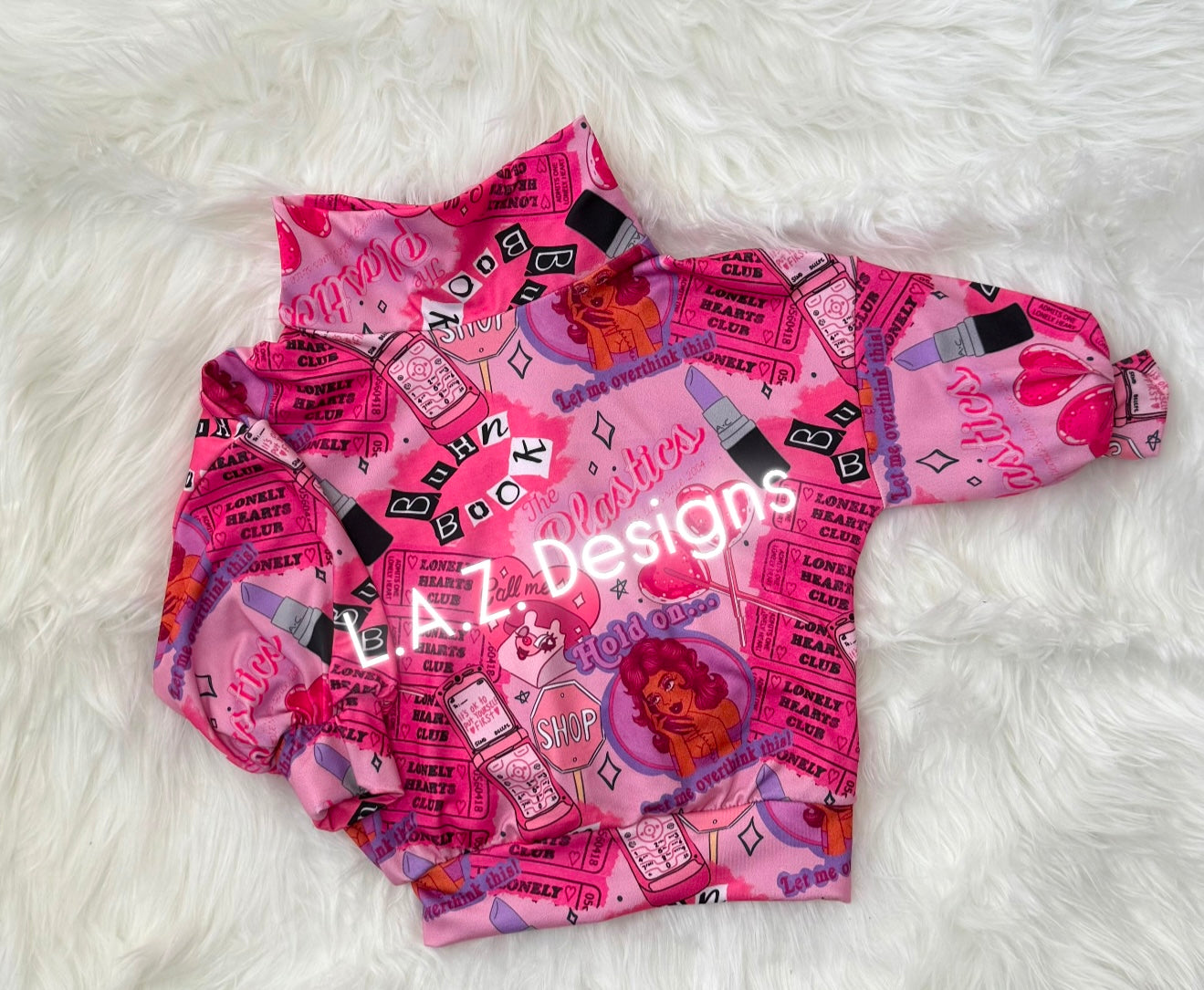Mean girls inspired mock neck sweater