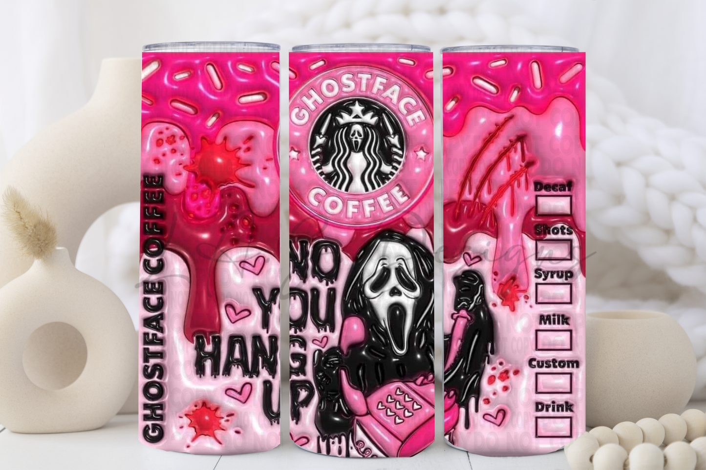 Ghost face Starbucks