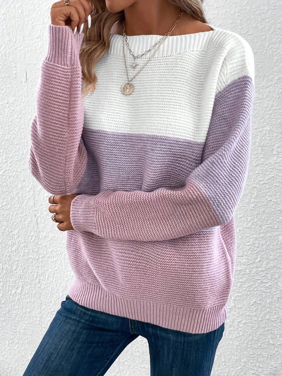 Keri Color Block Sweater