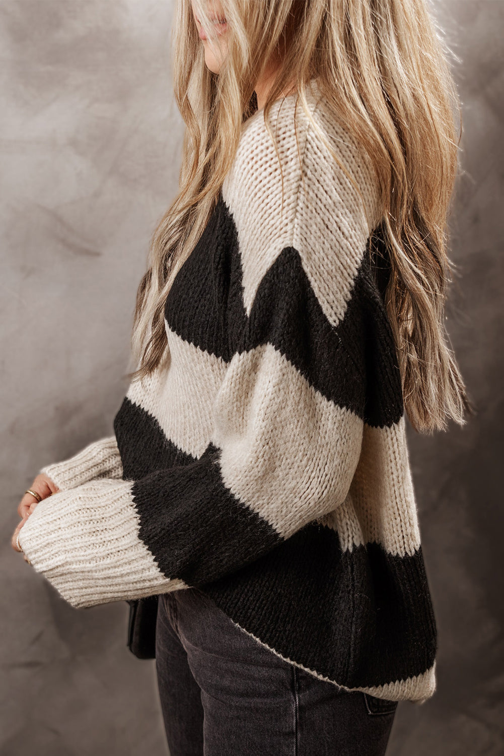 Novaleigh Color Block Sweater