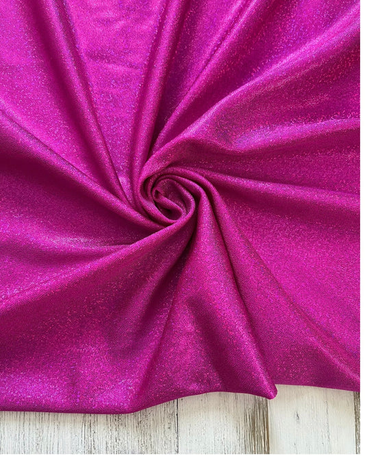 Hot pink holographic