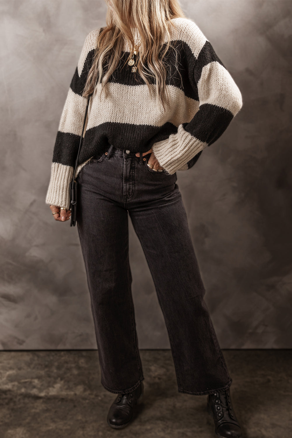 Novaleigh Color Block Sweater