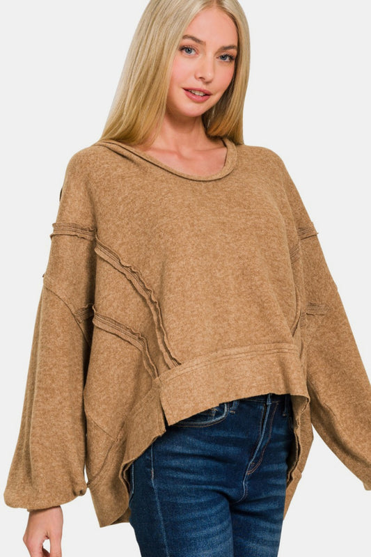 Delilah Exposed Seam Hoodie