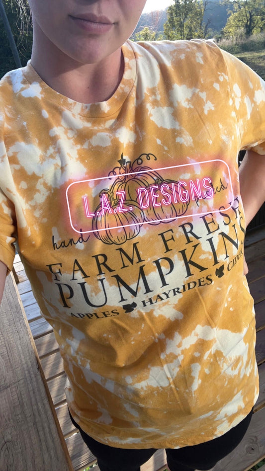 Hand picked farm fresh pumpkins