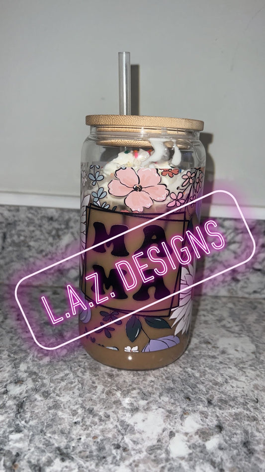 Floral mama libbey