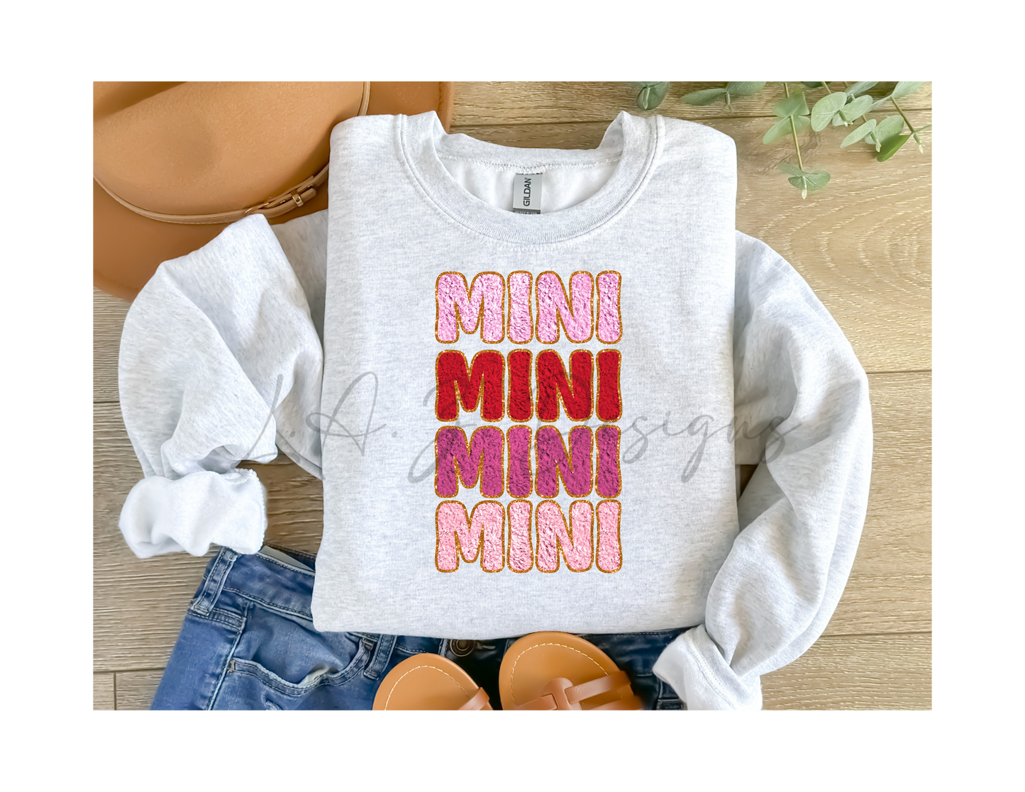 Mini faux chenille