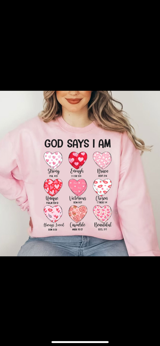 God says I am