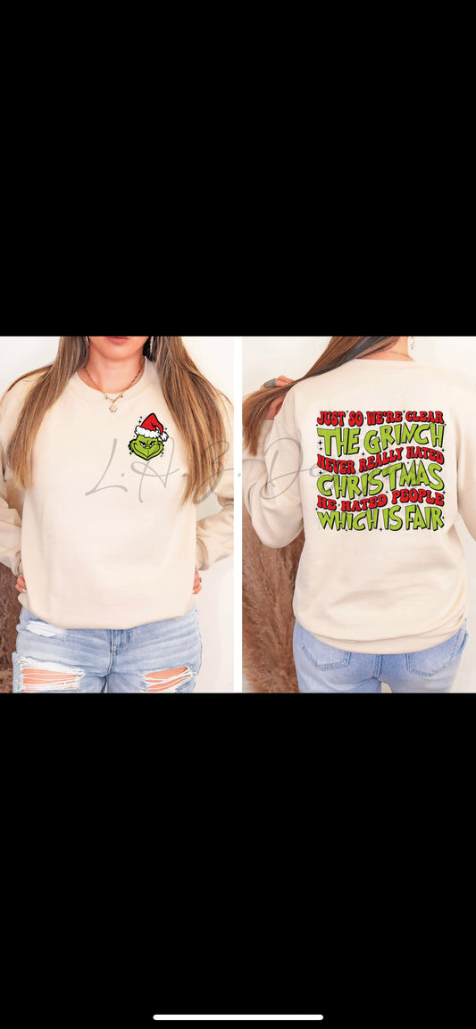 Grinch hated people