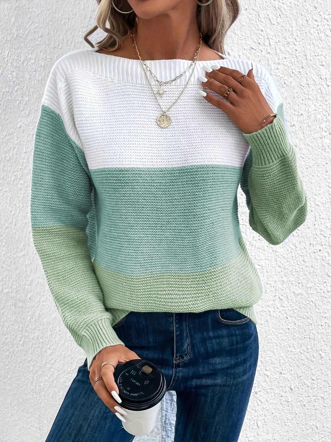 Keri Color Block Sweater