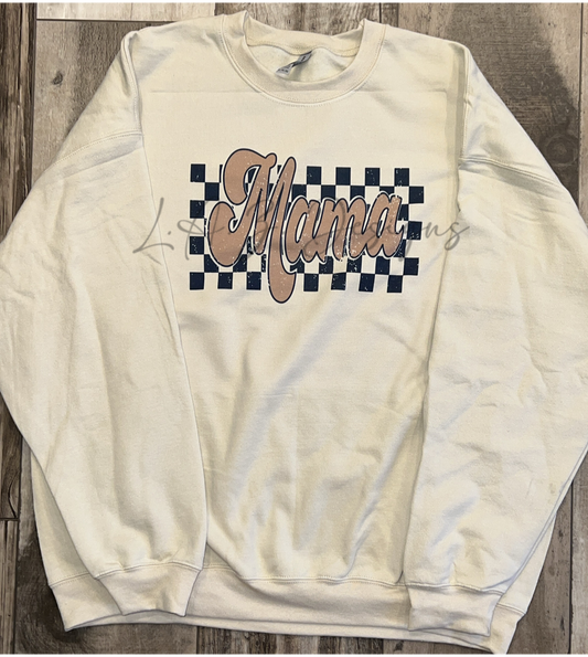 Checkered retro mama