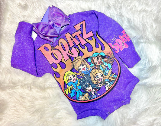 Bratz upcycle sweater romper