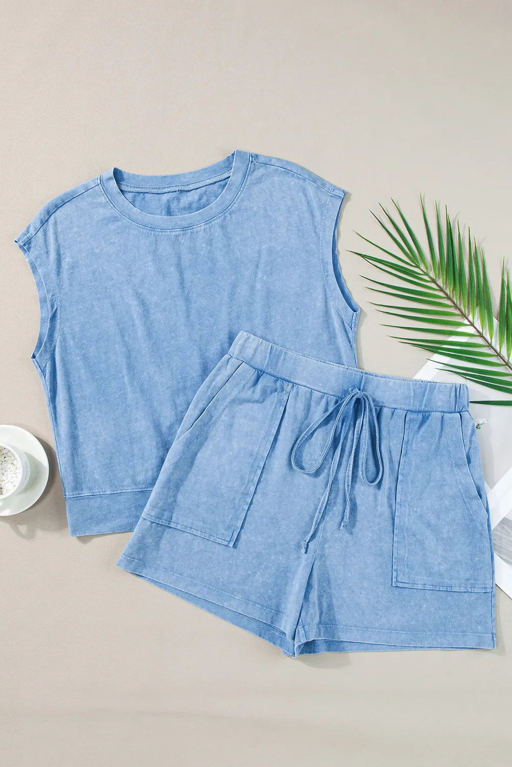 Melody Short Sleeve Top and Shorts Set