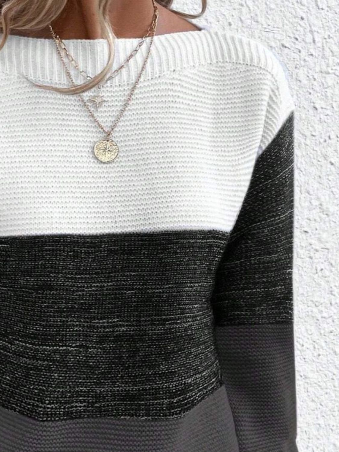 Keri Color Block Sweater