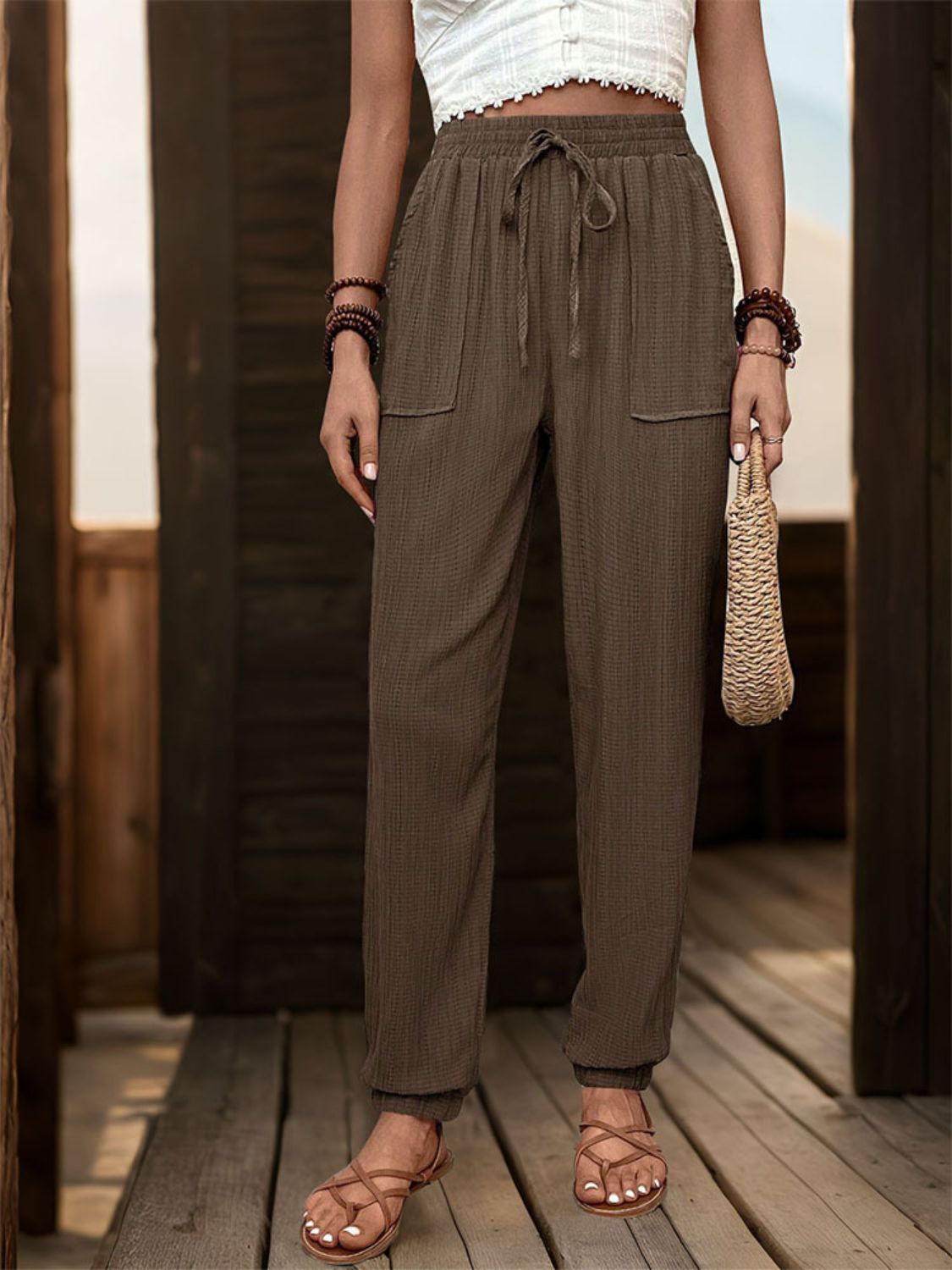 Lia High Waist Joggers