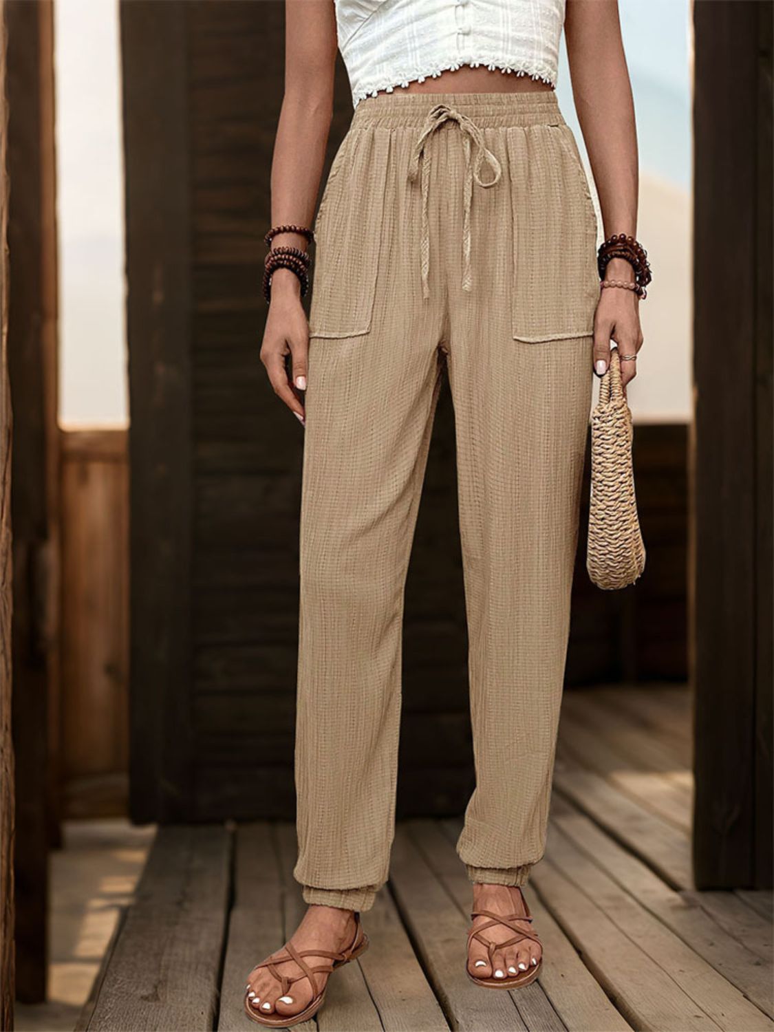 Lia High Waist Joggers