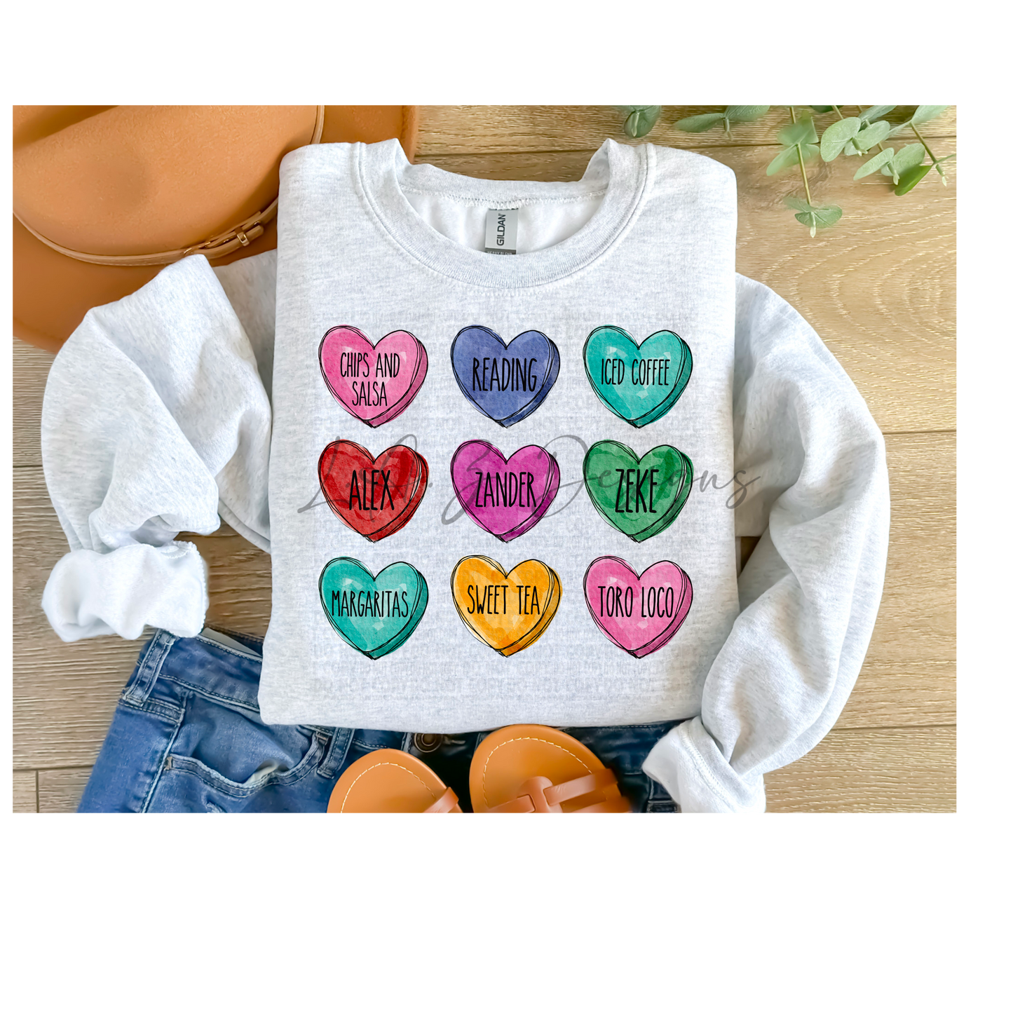 Custom conversational hearts