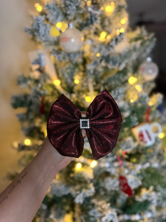 Red holo bow