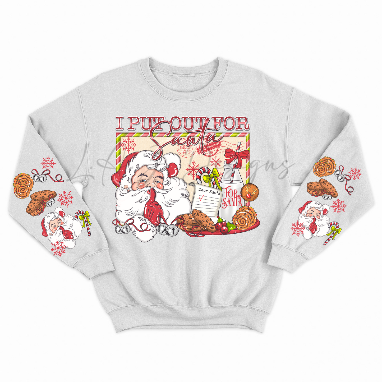 I put out for Santa w/ sleeve designs