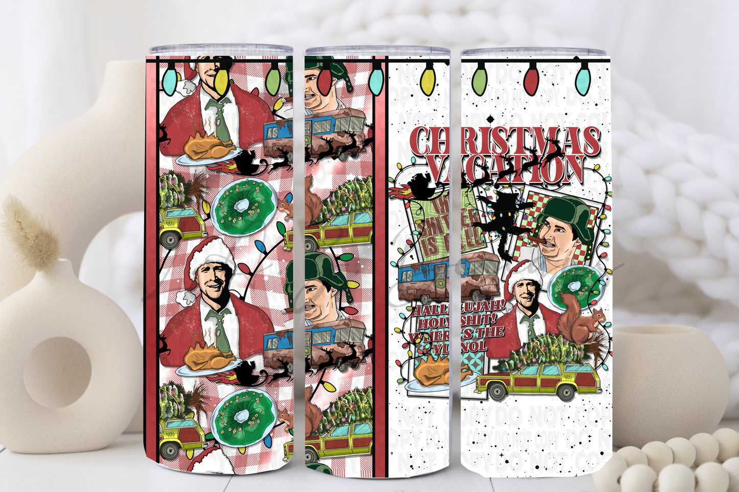 Christmas vacation tumbler 20 oz