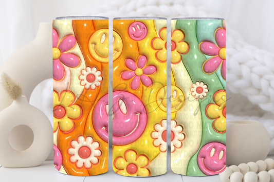 3D inflated retro 20 oz