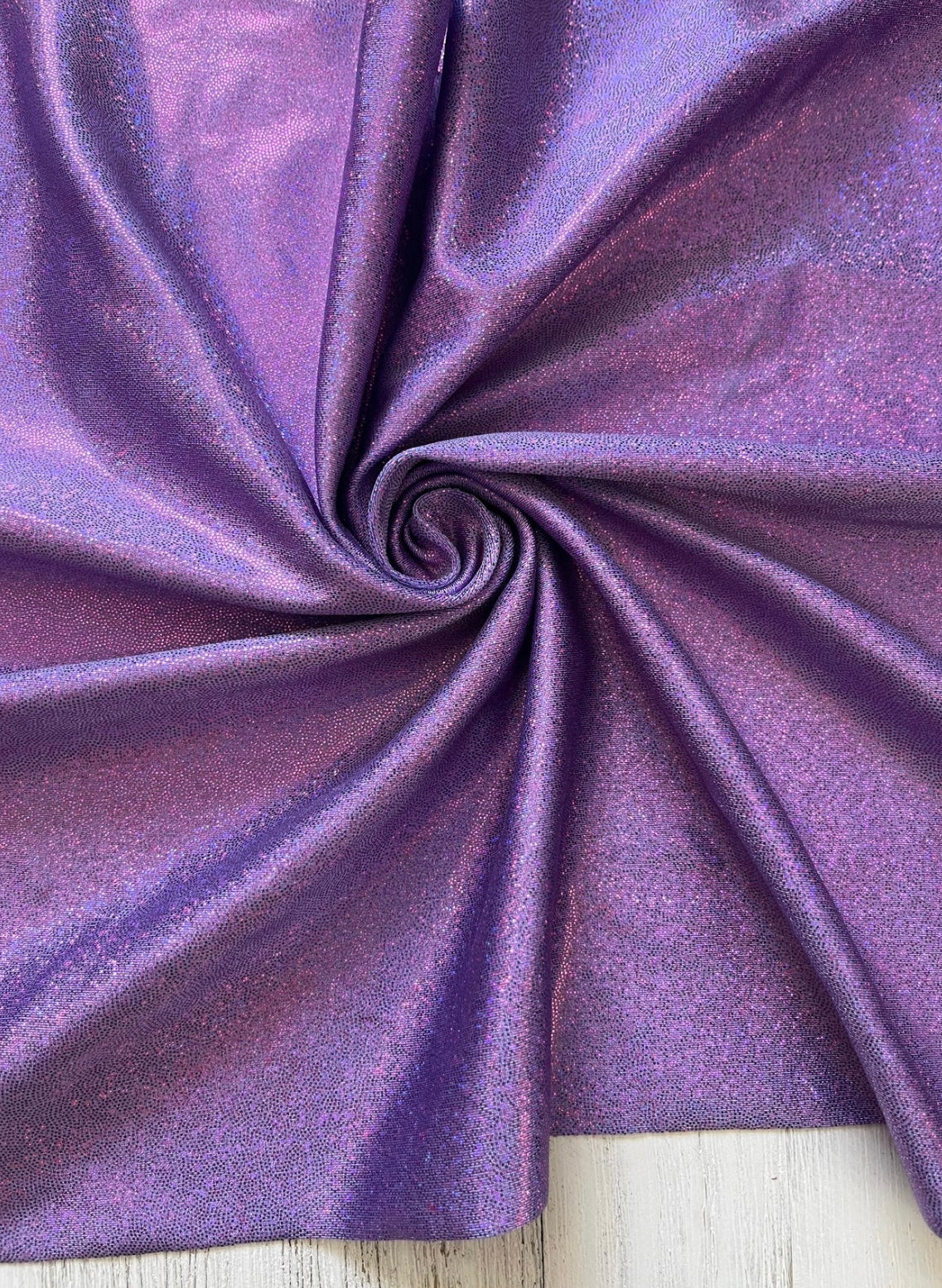 Lilac hologram bow
