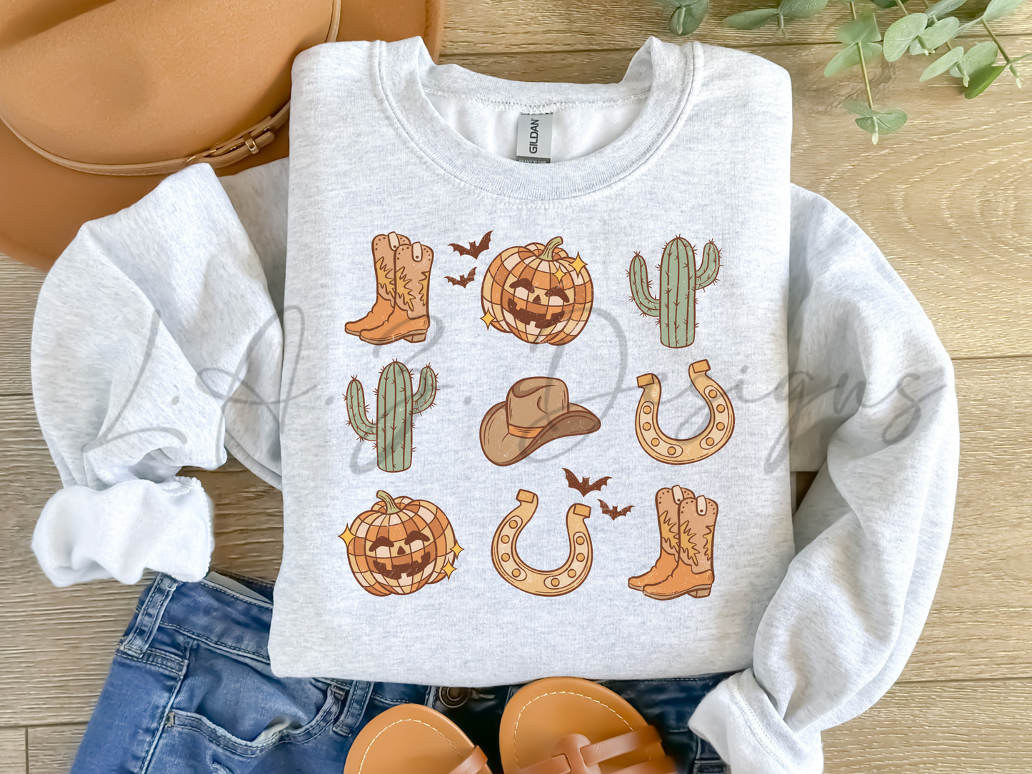 Western Halloween Crewneck