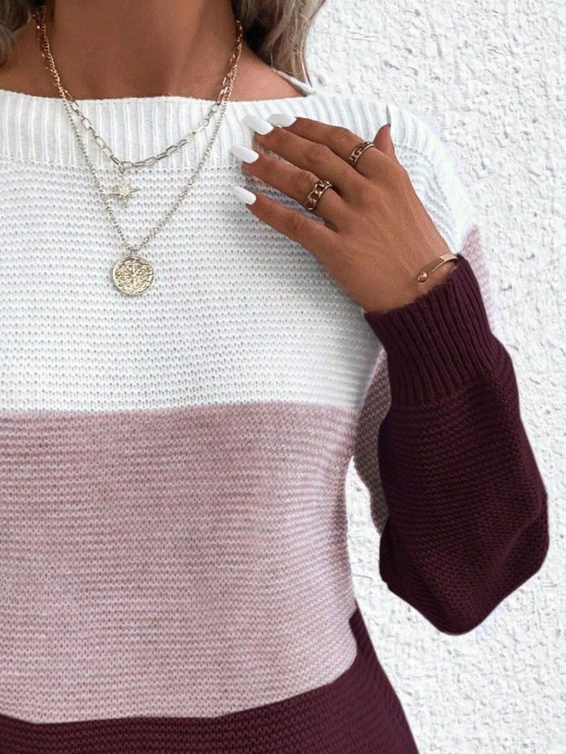 Keri Color Block Sweater