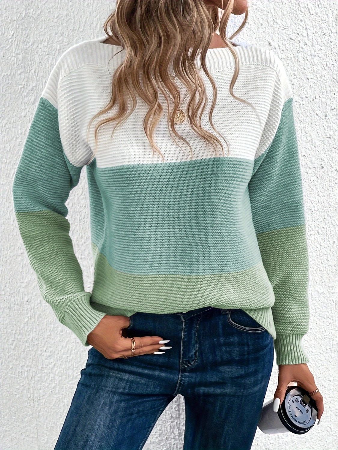 Keri Color Block Sweater