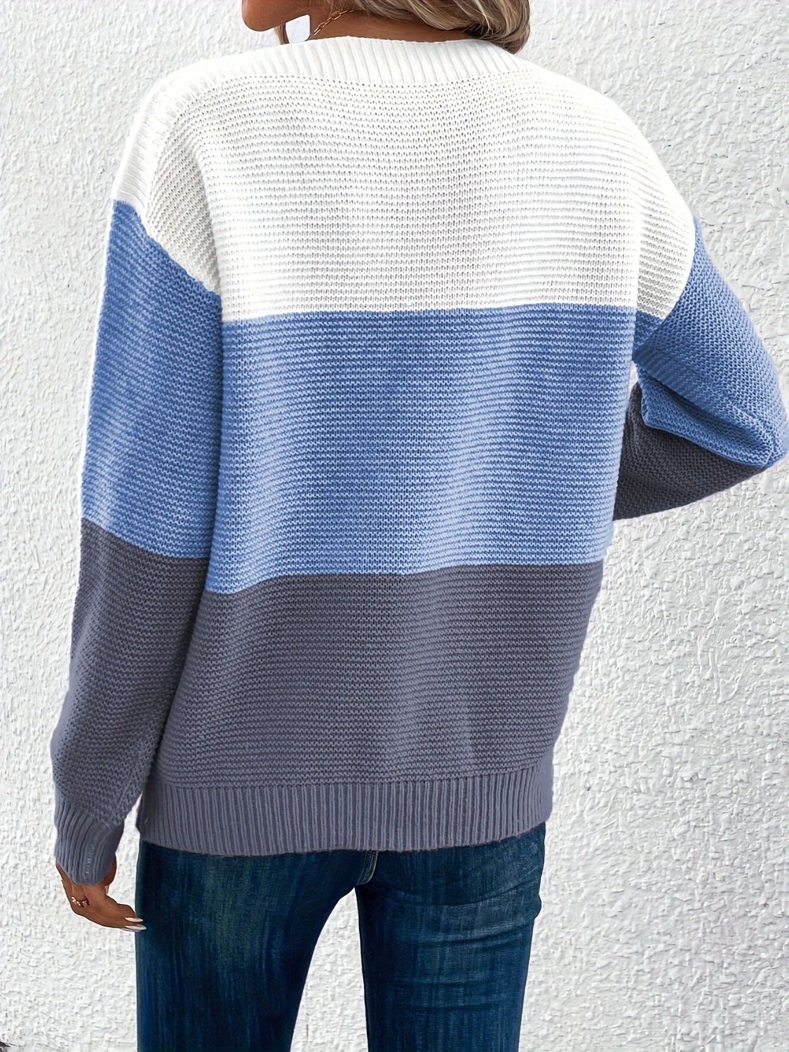 Keri Color Block Sweater