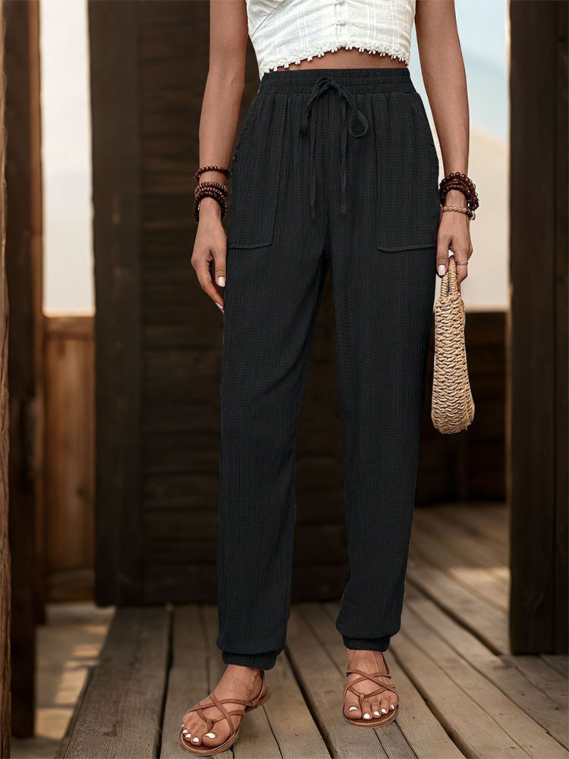 Lia High Waist Joggers