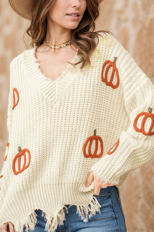 Sue Pumpkin Sweater