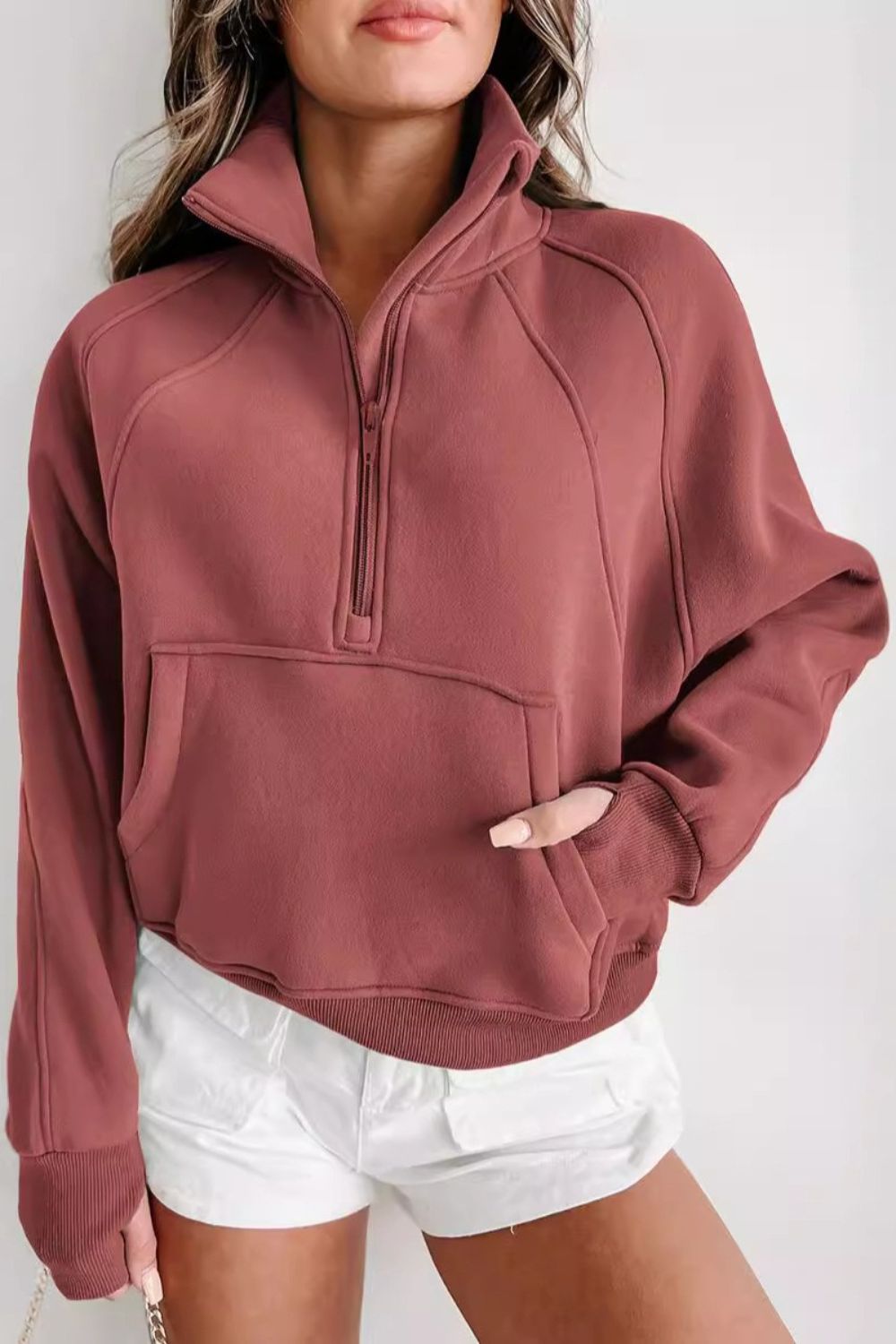 Melissa Half Zip Sweatshirt
