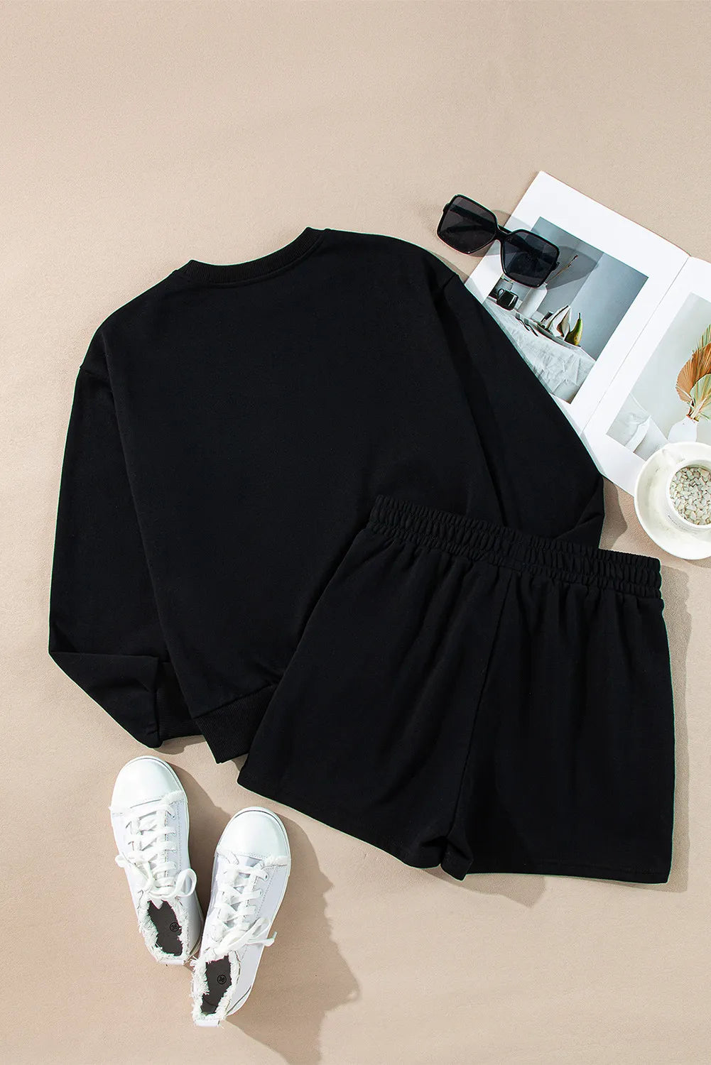 MERRY Sequin Top and Shorts Set