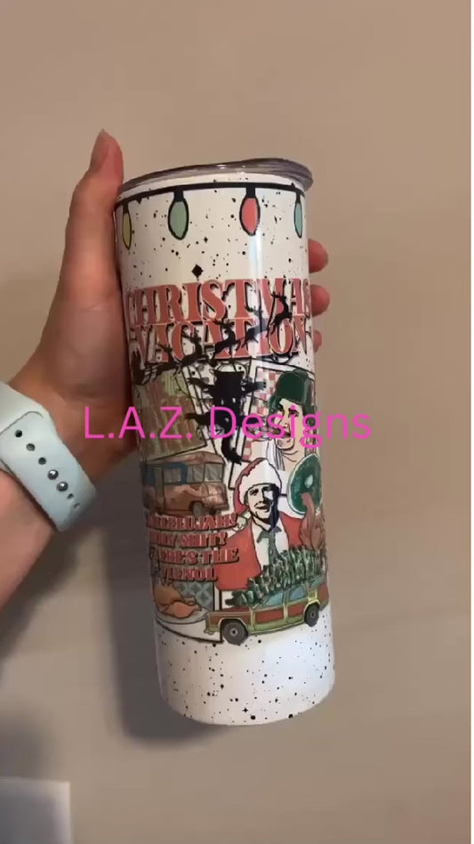 Christmas vacation tumbler 20 oz